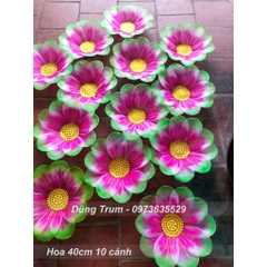 Hoa giả múa biểu diễn văn nghệ có chun đế cầm tay siêu bền đẹp