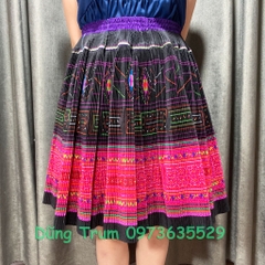 Chân váy dân tộc Mông, váy thổ cẩm HMong Mèo hóa trang biểu diễn, quay phim chụp ảnh concept dân tộc