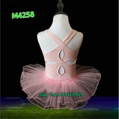 Váy múa bale cho bé chất Cotton co giãn 4 chiều thấm hút mồ hôi tốt M4258