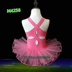 Váy múa bale cho bé chất Cotton co giãn 4 chiều thấm hút mồ hôi tốt M4258