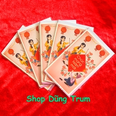 Thiệp lì xì Tết Combo 5 Thiệp Chúc Mừng Năm Mới hình ảnh cực ý nghĩa