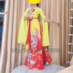 Trang phục múa đương đại họa tiết chim hạc siêu đẹp