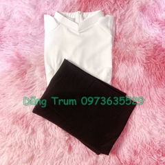 Áo Dài Học Sinh tay lỡ chất lụa mềm mát siêu đẹp cute tuổi học trò