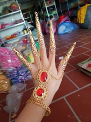 Hộ chỉ móng tay cổ trang, móng tay múa phật (10 móng - 2 bàn tay)