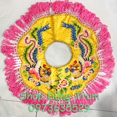 Xây hầu đồng vải gấm họa tiết thêu tay chất lượng cực đẹp, xây cổ hầu giá Thánh, phụ kiện hầu đồng hầu giá