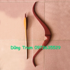 Cung tên biểu diễn chất liệu gỗ, đạo cụ cung tên đóng kịch biểu diễn
