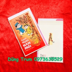 Thiệp lì xì Tết Combo 5 Thiệp Chúc Mừng Năm Mới hình ảnh cực ý nghĩa