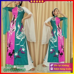 Trang phục múa đương đại phối 2 màu siêu đẹp