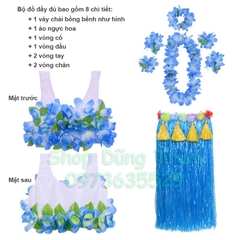 Trang phục đi biển lễ hội Hawai, trang phục biển hóa trang cho nhóm, đoàn công ty