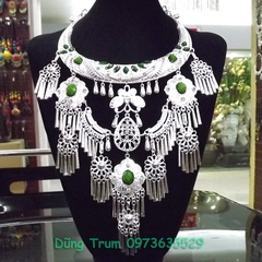 Vòng Cổ mặt dây chuyền lớn, kiềng cổ trang sức hầu đồng biểu diễn DT004