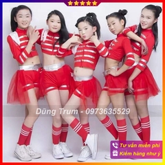 Trang phục nhảy nhóm cho bé, đồng phục nhảy hiện đại