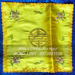 Khăn tay dâng trà hầu đồng, phụ kiện hầu, khăn chầu áo ngự