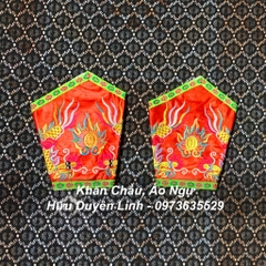 Xà cạp tay chân phụ kiện hầu giá, xà cạp kết hợp trang phục hầu đồng