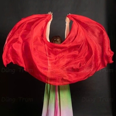 Dải lụa múa biểu diễn, đạo cụ múa dải lụa mềm mại