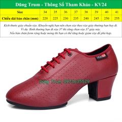 Giày khiêu vũ gót vuông 5cm cực dễ nhảy và êm chân KV24