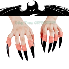 Bộ móng tay quỷ hóa trang Halloween ma quỷ (10 ngón)