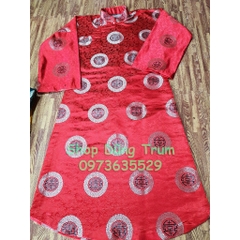 Trang phục hầu đồng Quan Lớn, hầu giá Ngũ Vị Tôn Quan, mặc lễ mừng thọ chất liệu vải gấm cao cấp, họa tiết nhẹ nhàng