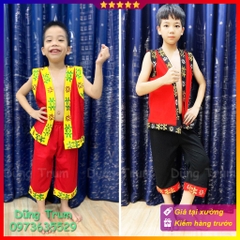 Trang phục dân tộc Mèo nam cho học sinh mầm non tiểu học