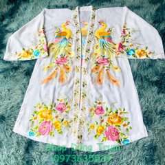 Trang phục hầu Mẫu, hầu Chúa thêu tay họa tiết cực đẹp