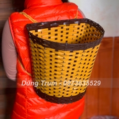 Gùi nhựa múa hát, gùi dân tộc biểu diễn, trang trí