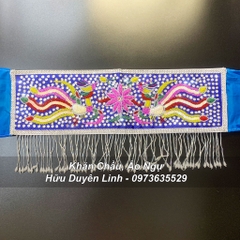 Đai cườm hầu đồng họa tiết thêu phượng cực đẹp hầu giá Thánh