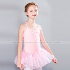 Váy bale múa co dãn 4 chiều thoải mái khi hoạt động cho bé yêu