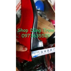 Giày nhung cao gót 4cm, giày nhảy khiêu vũ