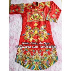 Trang phục hầu giá Vương Cô Nhà Trần - hầu đồng Nhị Vị Vương Cô thuộc Công Đồng Trần Triều