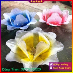 Hoa múa biểu diễn 12 cánh có chun dưới đế cầm tay siêu bền đẹp