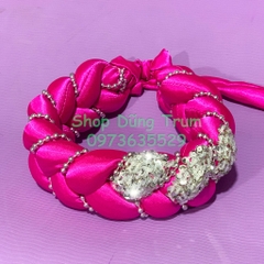 Mấn đội đầu cô dâu, vấn đội đầu áo dài, mấn kết đá phụ kiện cưới cực đẹp