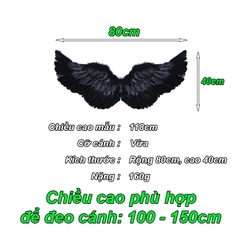 Cánh thiên thần hóa trang thiên thần, cánh lông vũ thiên thần