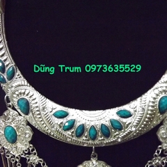 Vòng Cổ mặt dây chuyền lớn, kiềng cổ trang sức hầu đồng biểu diễn DT004