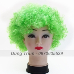 Tóc hóa trang chú hề xanh lá cây, tóc hóa trang chụp ảnh concept hài hước