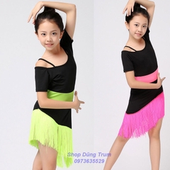 Váy nhảy khiêu vũ cho trẻ em phong cách đơn giản