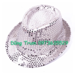 Mũ cao bồi biểu diễn lấp lánh, mũ nhảy Jazz lấp lánh cho các buổi tiệc sự kiện