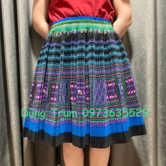 Chân váy dân tộc Mông, váy thổ cẩm HMong Mèo hóa trang biểu diễn, quay phim chụp ảnh concept dân tộc