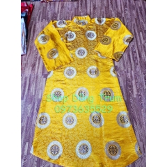 Trang phục hầu đồng Quan Lớn, hầu giá Ngũ Vị Tôn Quan, mặc lễ mừng thọ chất liệu vải gấm cao cấp, họa tiết nhẹ nhàng