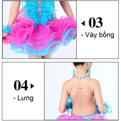 Váy múa cao cấp siêu đẹp cho bé yêu