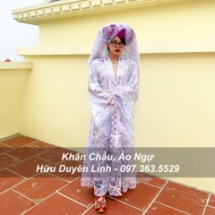 Trang phục hầu giá Mẫu Đệ Tam - Mẫu Thủy Phủ, hầu đồng chúa Đệ Tam