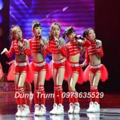 Trang phục nhảy nhóm cho bé, đồng phục nhảy hiện đại