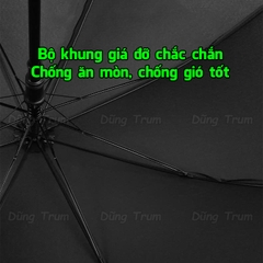 Ô đen quan họ, ô dù đi mưa nắng khung thép chất liệu vải chịu nắng mưa cực bền