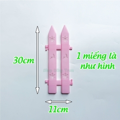 Hàng Rào Lắp Ghép Trang Trí Cây Thông Noel, Hàng Rào Giáng Sinh Decor Hàng Quán