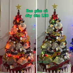 Cây Thông NOEL 126 Phụ Kiện 280 Cành 1m5 Trang Trí Giáng Sinh Cực Đẹp