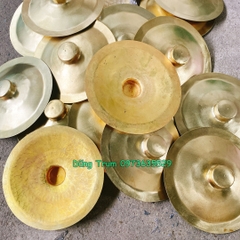 Chập cheng đồng đường kính 20cm, nạo bạt chập chả chũm chọe Việt Nam