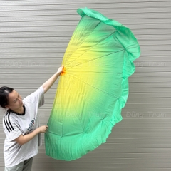 Quạt xương cá cỡ lớn nan 70cm tua 25cm, quạt dẻo múa biểu diễn