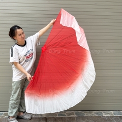 Quạt xương cá cỡ lớn nan 70cm tua 25cm, quạt dẻo múa biểu diễn