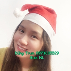 Mũ Noel Vải Nỉ Mỏng
