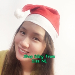 Combo 10 Mũ Noel Vải Nỉ Mỏng Hóa Trang Noel