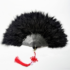 Quạt lông vũ hầu đồng múa văn nghệ chụp ảnh cực đẹp