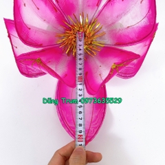 Hoa sen múa văn nghệ chất liệu nan sắt dùng cực bền và đẹp kích cỡ 40cm, 10 cánh